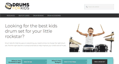 Desktop Screenshot of drumsforkids.com