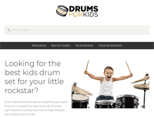 Tablet Screenshot of drumsforkids.com